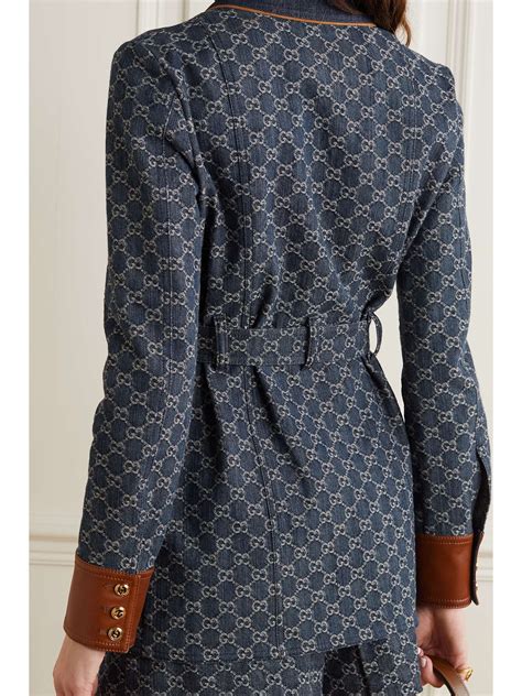 gucci micro print jacket|net a porter Gucci jacket.